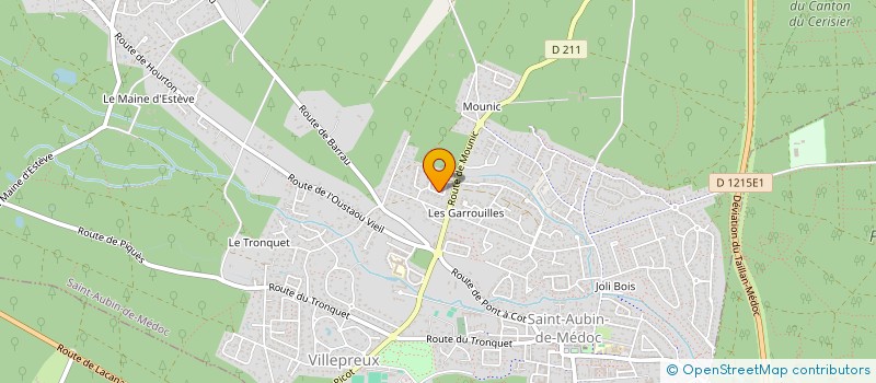 localisation de l'entreprise SCI LANYAN 33  SAINT-AUBIN-DE-MEDOC