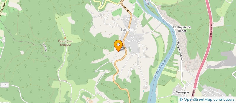 localisation de l'entreprise SCI LANZAGAISE  LANZAC