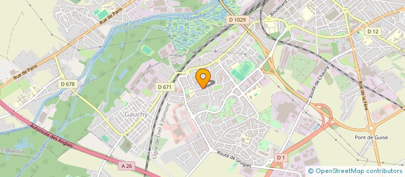 localisation de l'entreprise SCI LANZIMMO à GAUCHY