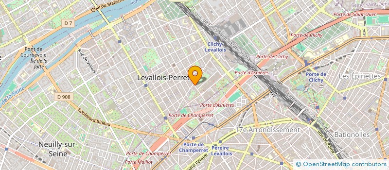 localisation de l'entreprise SCI LAO à LEVALLOIS-PERRET