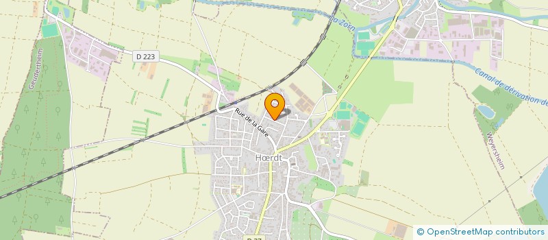 localisation de l'entreprise SCI LAO 67  HRDT