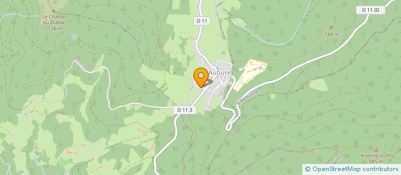 localisation de l'entreprise SCI LAO  AUBURE