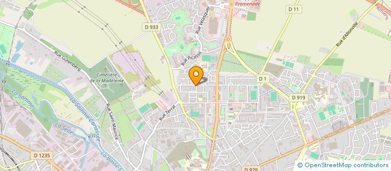 localisation de l'entreprise SCI LAO FIVE à AMIENS
