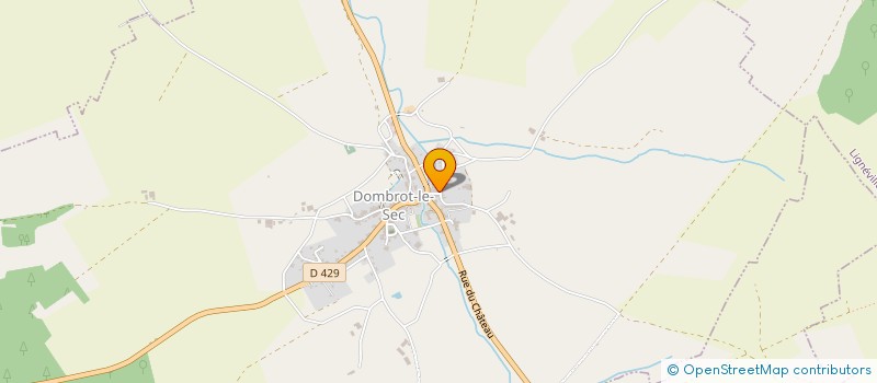 localisation de l'entreprise SCI LAORAGEO  DOMBROT-LE-SEC