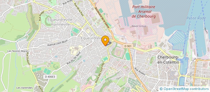 localisation de l'entreprise SCI LAOT à CHERBOURG-EN-COTENTIN
