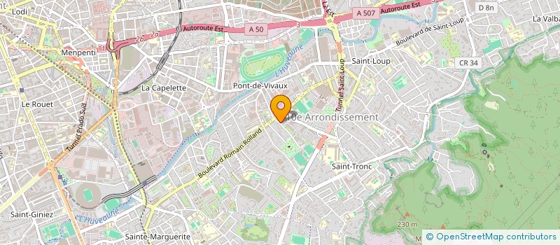 localisation de l'entreprise SCI LAOUAR  MARSEILLE