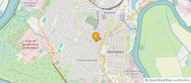 localisation de l'entreprise SCI LAOUDI YOUVA ZAZI  ROCHEFORT