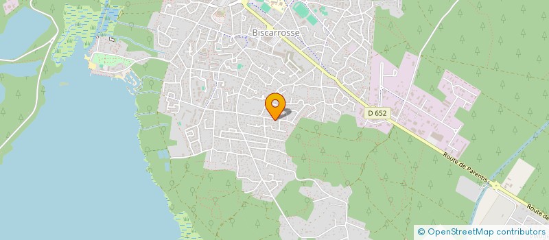 localisation de l'entreprise SCI LAOUDIE  BISCARROSSE