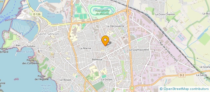 localisation de l'entreprise SCI LAOUEN  SAINT-MALO