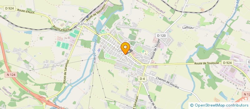 localisation de l'entreprise SCI LAP  GIMONT