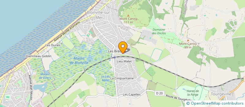 localisation de l'entreprise SCI LAPACE à BLONVILLE-SUR-MER
