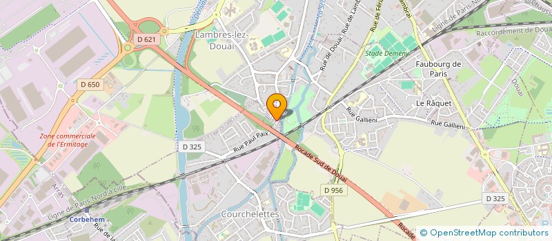 localisation de l'entreprise SCI LAPAIX  LAMBRES-LEZ-DOUAI