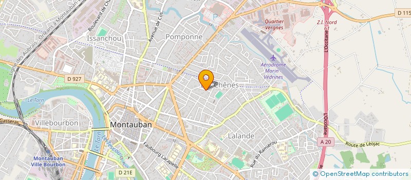 localisation de l'entreprise SCI LAPALU  MONTAUBAN
