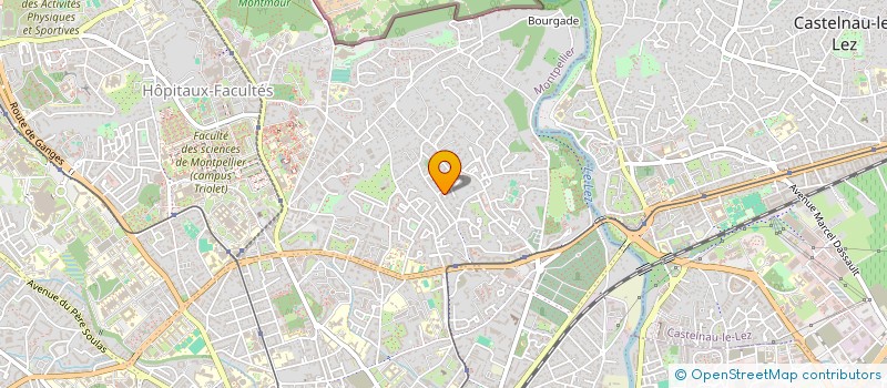 localisation de l'entreprise SCI LAPALUS  MONTPELLIER