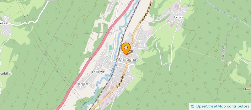 localisation de l'entreprise SCI LAPALUS  MARTIGNAT