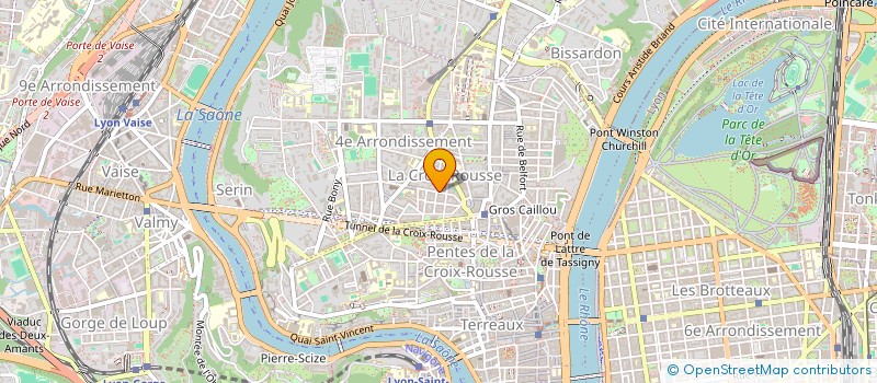 localisation de l'entreprise SCI LAPANA  LYON