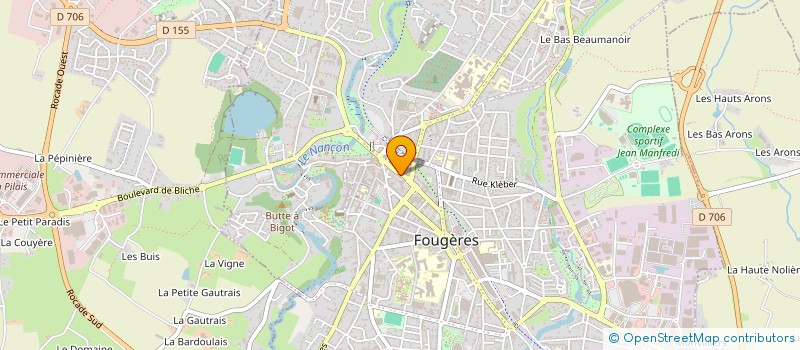 localisation de l'entreprise SCI LAPATIJE  FOUGERES