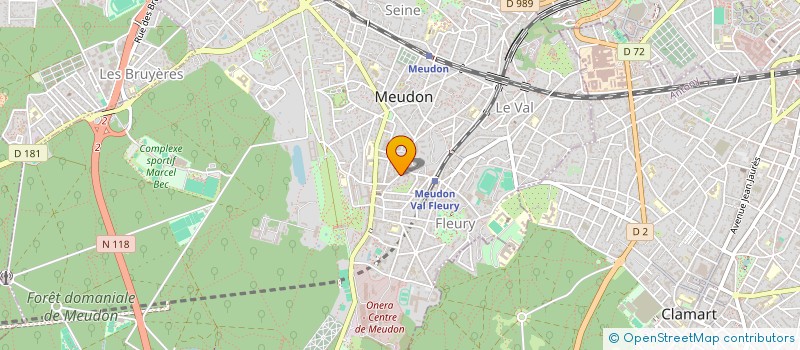 localisation de l'entreprise SCI LAPEM  MEUDON