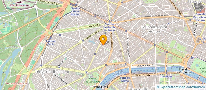 localisation de l'entreprise SCI LAPEROUSE  PARIS