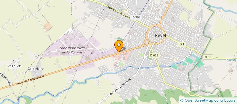 localisation de l'entreprise SCI LAPEROUZE  REVEL