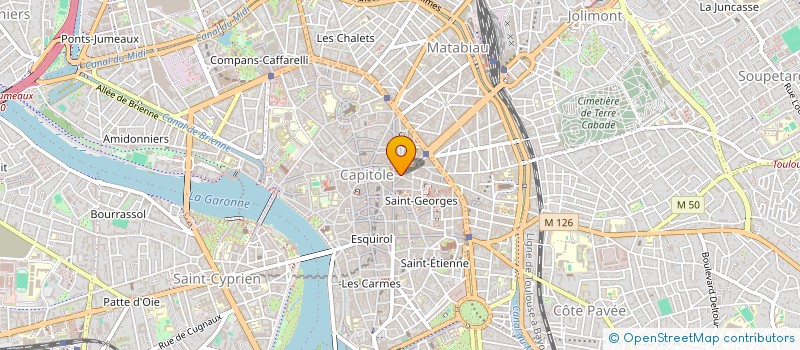localisation de l'entreprise SCI LAPEYROUSE  TOULOUSE