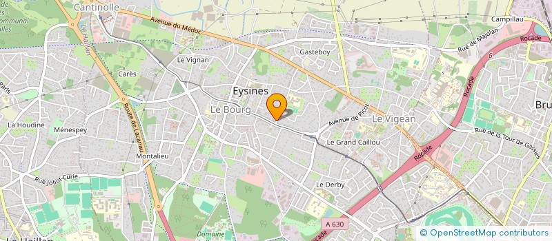 localisation de l'entreprise SCI LAPHERO  EYSINES