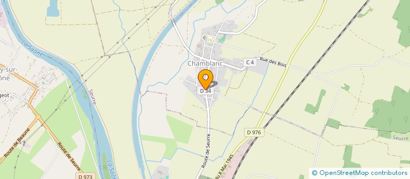 localisation de l'entreprise SCI LAPHICEL  POUILLY-SUR-SAONE