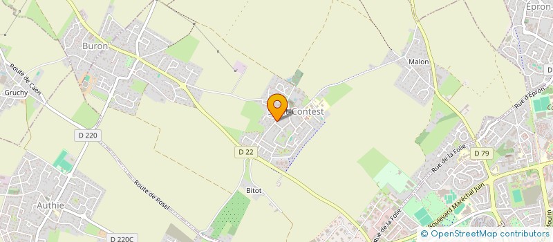 localisation de l'entreprise SCI LAPIDUS 14  SAINT-CONTEST