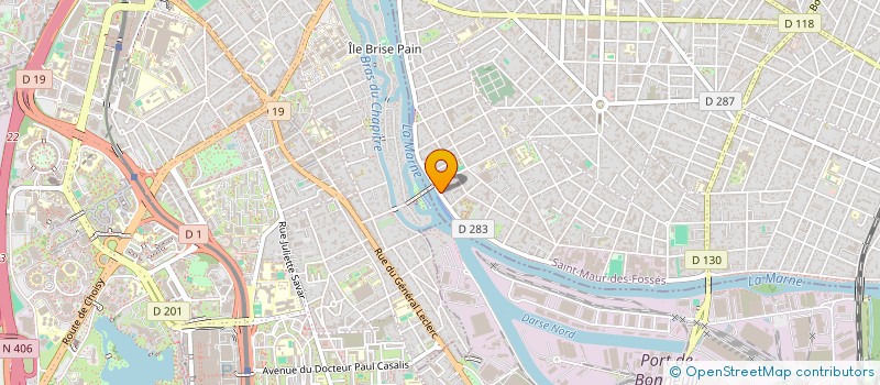 localisation de l'entreprise SCI LAPIE à SAINT-MAUR-DES-FOSSES