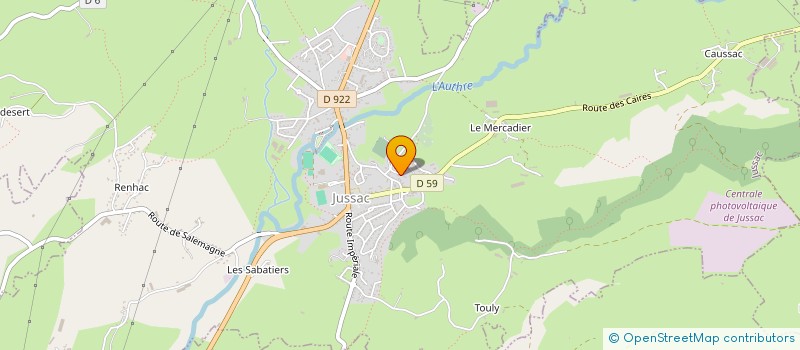 localisation de l'entreprise SCI LAPIE DUJOLS à JUSSAC