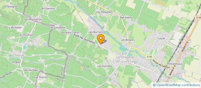 localisation de l'entreprise SCI LAPIERRE  LA CHAPELLE-DE-GUINCHAY