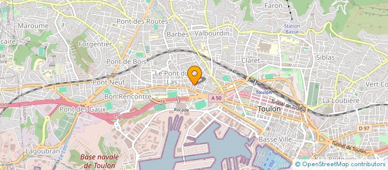 localisation de l'entreprise SCI LAPIN ROSE  TOULON