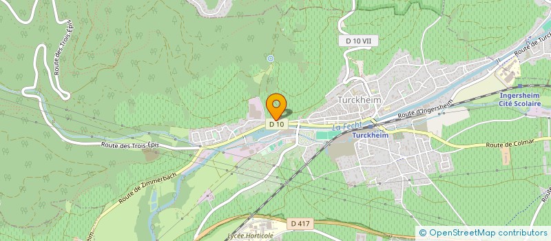 localisation de l'entreprise SCI LAPIN ROSE  TURCKHEIM