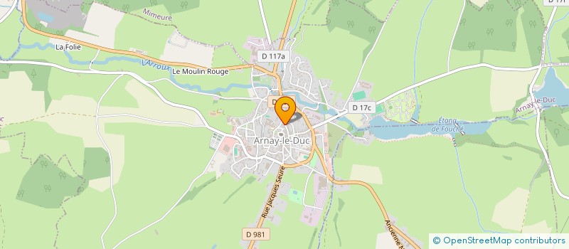 localisation de l'entreprise SCI LAPIS LAZULI  ARNAY-LE-DUC