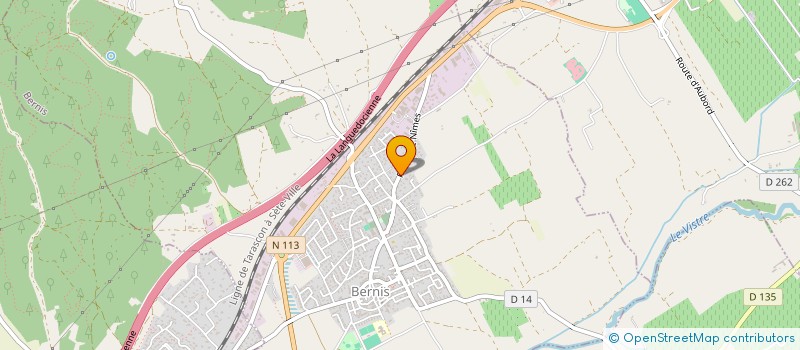 localisation de l'entreprise SCI LAPKAN  BERNIS