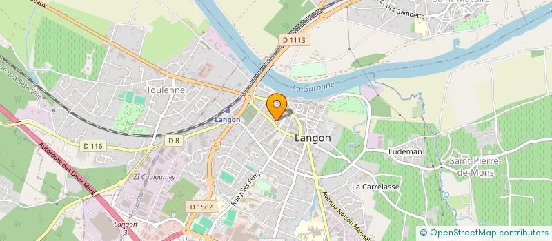 localisation de l'entreprise SCI LAPLACE à LANGON