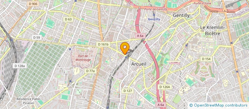localisation de l'entreprise SCI LAPLACE à ARCUEIL