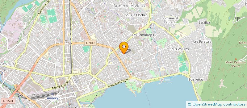 localisation de l'entreprise SCI LAPLACE à ANNECY