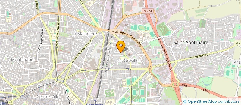 localisation de l'entreprise SCI LAPLACE à DIJON