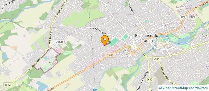 localisation de l'entreprise SCI LAPLACE-HURIGNY  PLAISANCE-DU-TOUCH