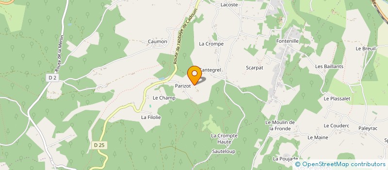 localisation de l'entreprise SCI LAPLAGNE  ALLES-SUR-DORDOGNE