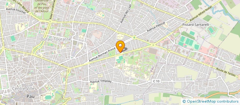 localisation de l'entreprise SCI LAPLAGNE MOUDANG à PAU