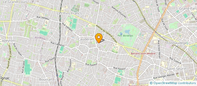 localisation de l'entreprise SCI LAPLAGNOTTE  BORDEAUX