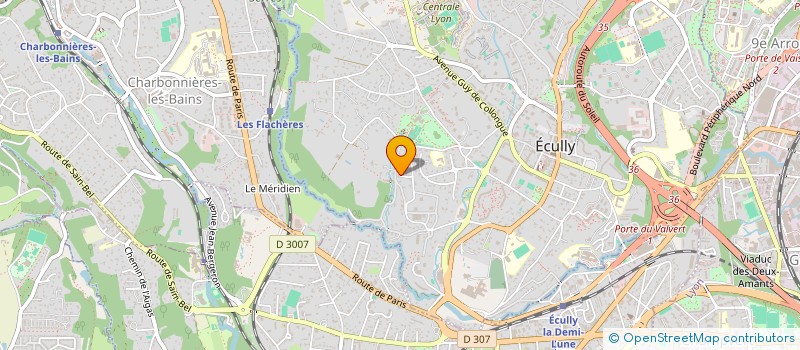 localisation de l'entreprise SCI LAPLANE  ECULLY