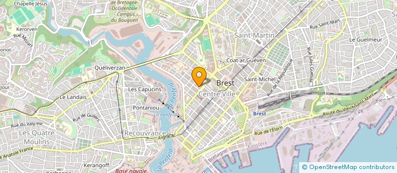 localisation de l'entreprise SCI LAPLEAU PUNGIER à BREST