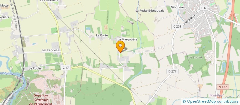 localisation de l'entreprise SCI LAPOGNY  LAILLE