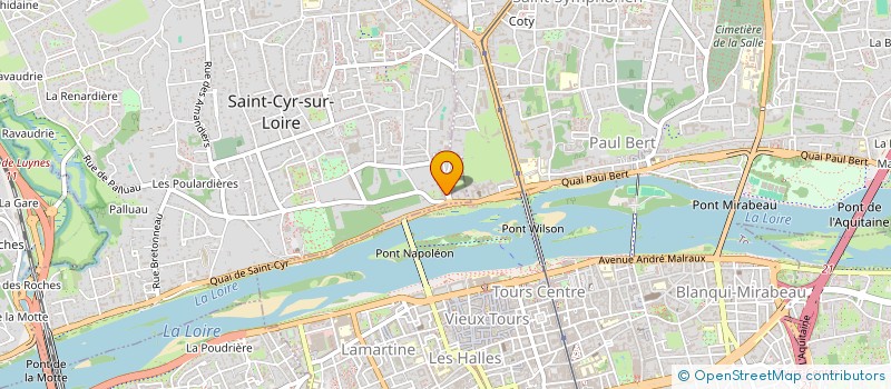 localisation de l'entreprise SCI LAPONNERAYE à SAINT-CYR-SUR-LOIRE