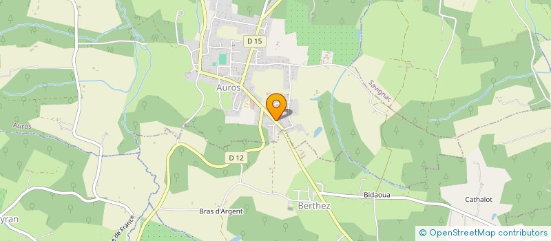 localisation de l'entreprise SCI LAPORTE  AUROS