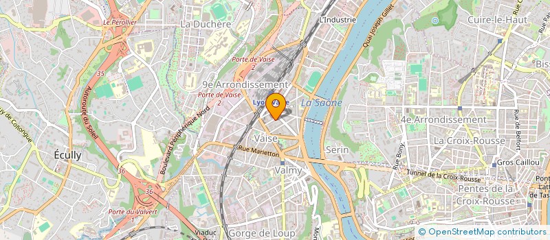 localisation de l'entreprise SCI LAPORTE 5  LYON