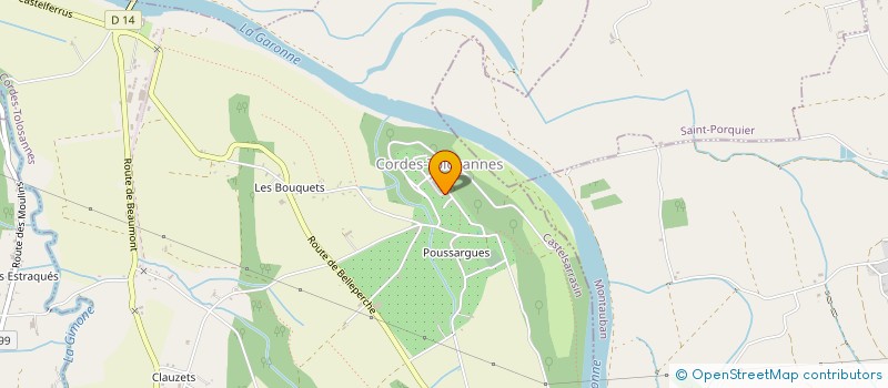 localisation de l'entreprise SCI LAPORTE HURREAU  CASTELSARRASIN